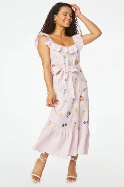 Afina Embroidery Keira Dress
