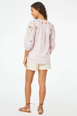 Afina Embroidery Michi Top