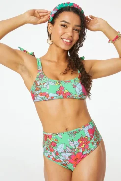 Ashbury Floral Tie Shoulder Bralette