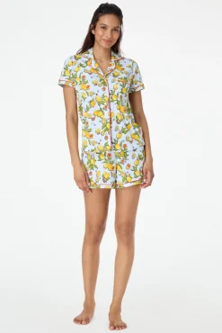 Citrus Hearts Polo Pajamas