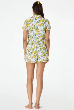 Citrus Hearts Polo Pajamas