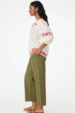 Column Embroidery Michi Top