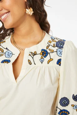 Davina Embroidery Michi Top
