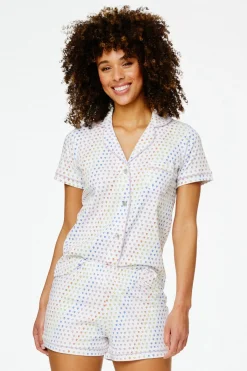 Disco Hearts Polo Pajamas