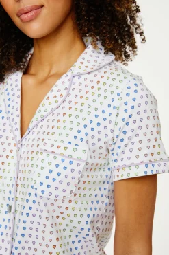Disco Hearts Polo Pajamas