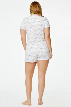 Disco Hearts Polo Pajamas