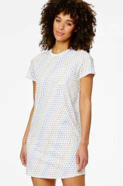 Disco Hearts T-Shirt Dress