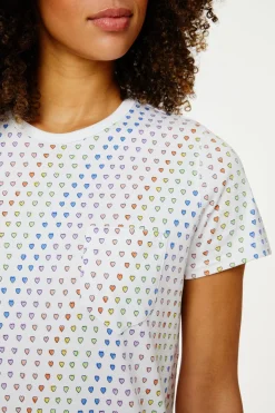 Disco Hearts T-Shirt Dress