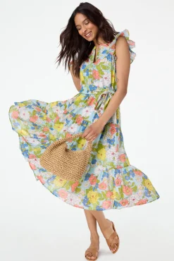 Eva Floral Paulina Dress