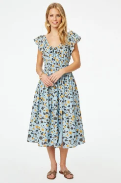 Evandra Floral Pina Dress