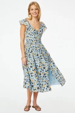 Evandra Floral Pina Dress