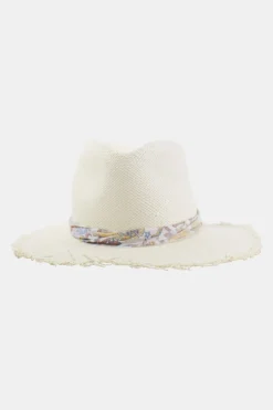 Fringed Panama Continental Hat