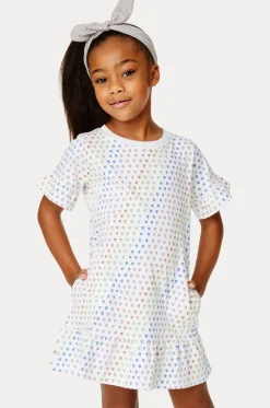 Girls Disco Hearts Esme Dress