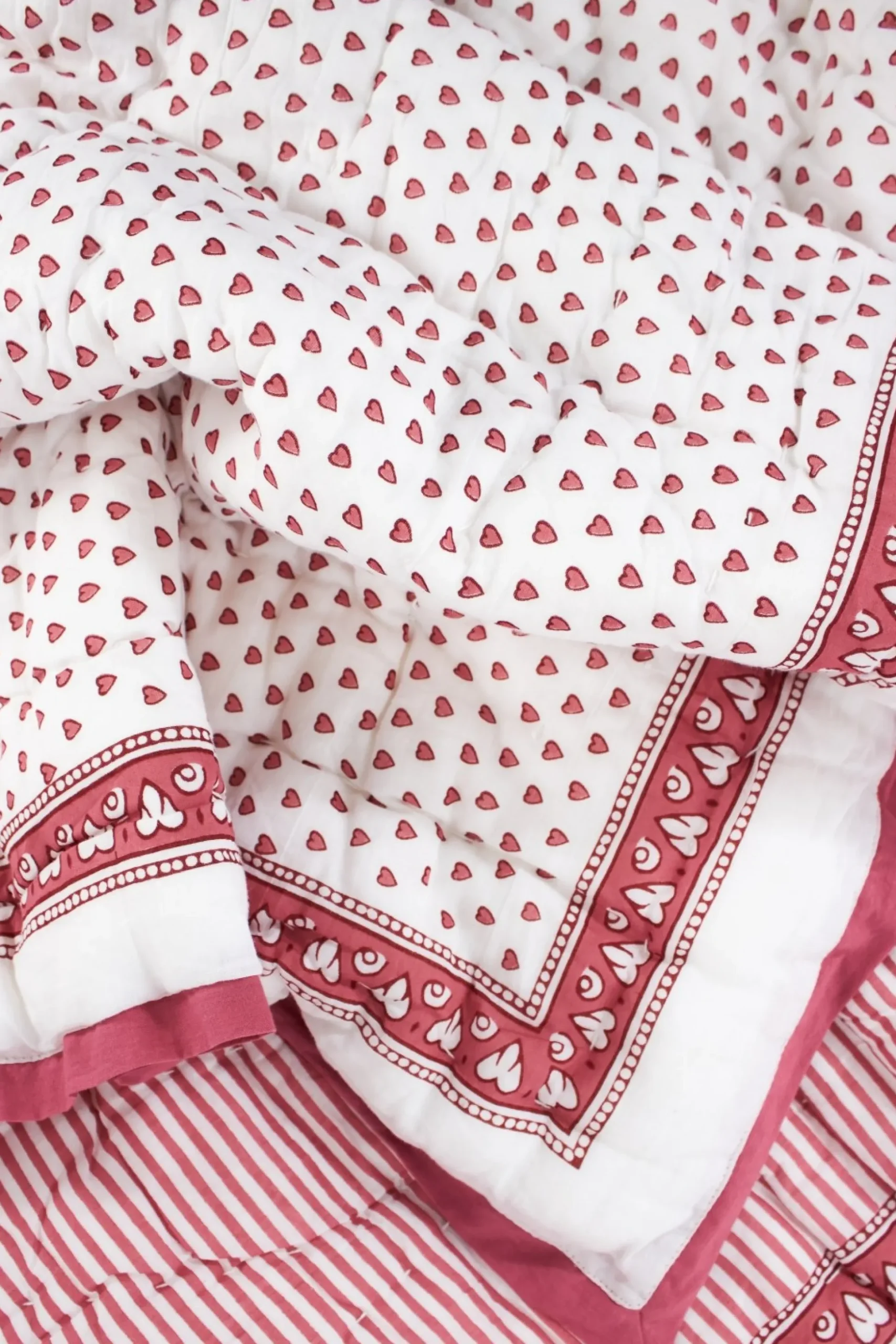 Hearts Baby Quilt