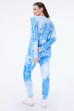 Hearts Tie Dye Crewneck