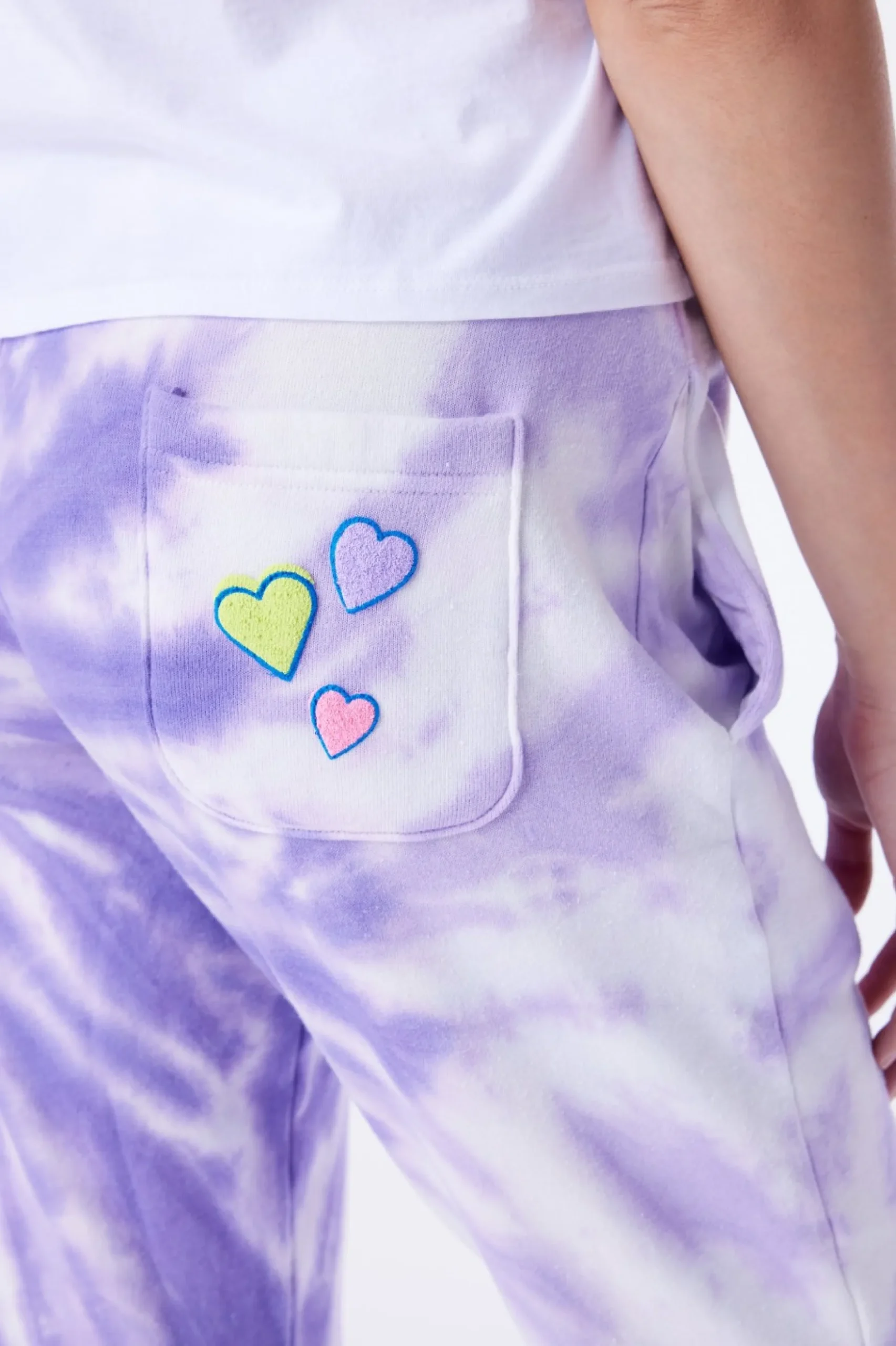Hearts Tie Dye Sweatpants