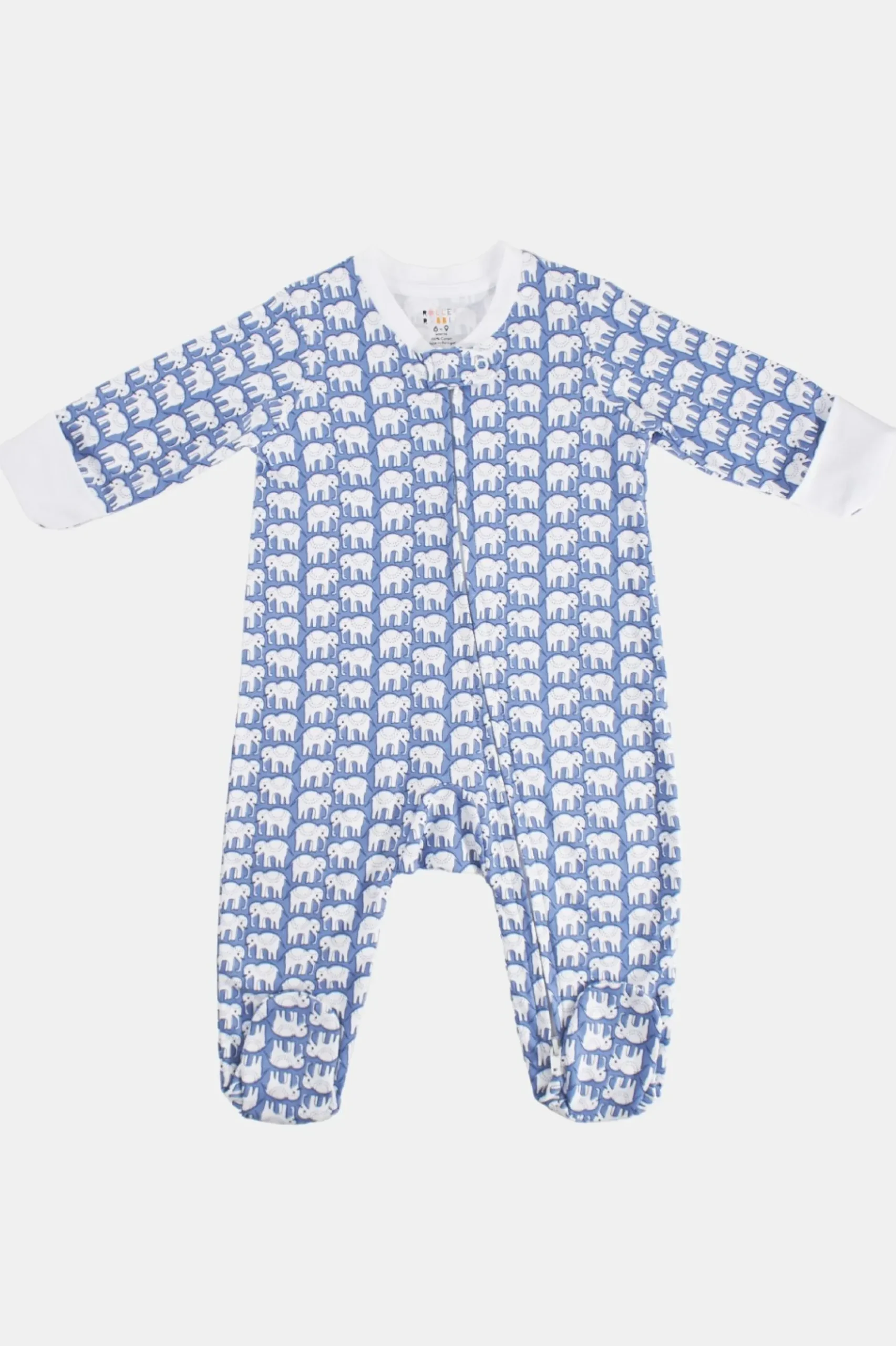Infant Hathi Zipper Footie