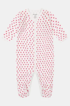 Infant Hearts Footie Pajamas