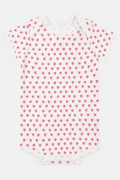 Infant Hearts Short Sleeve Onesie