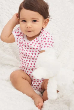 Infant Hearts Short Sleeve Onesie