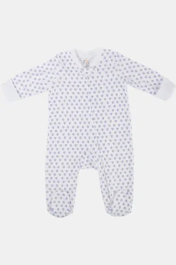 Infant Hearts Zipper Footie