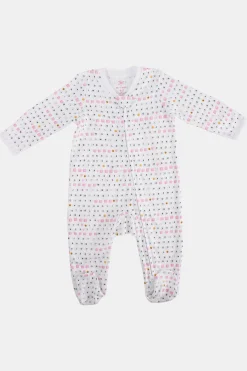 Infant Love & Letters Zipper Footie