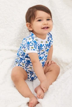 Infant Monkey Short Sleeve Onesie
