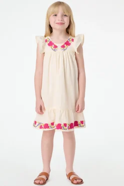 Kids Column Embroidery Aimee Dress