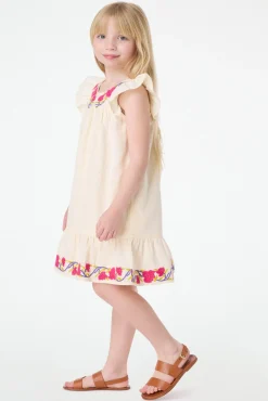 Kids Column Embroidery Aimee Dress