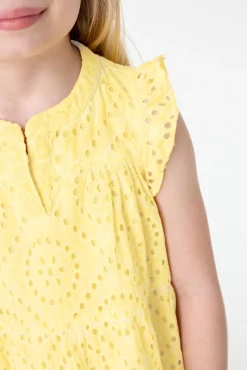 Kids Daisy Love Eyelet Patty Dress