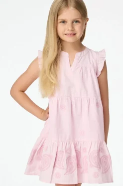 Kids Paisley Eyelet Patty Dress