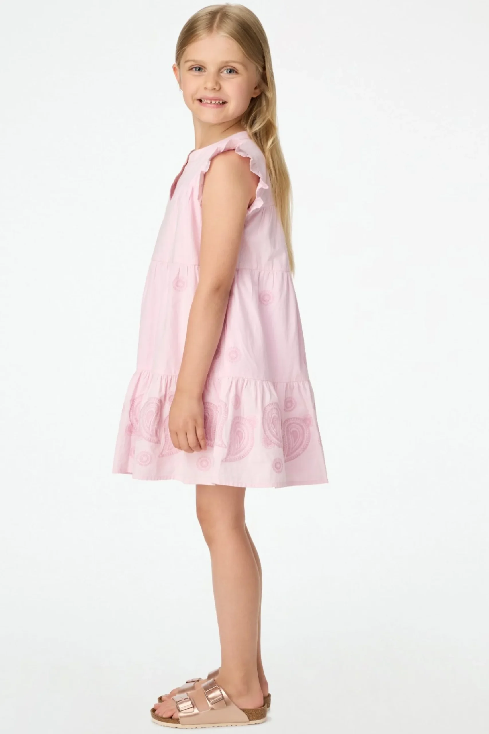 Kids Paisley Eyelet Patty Dress