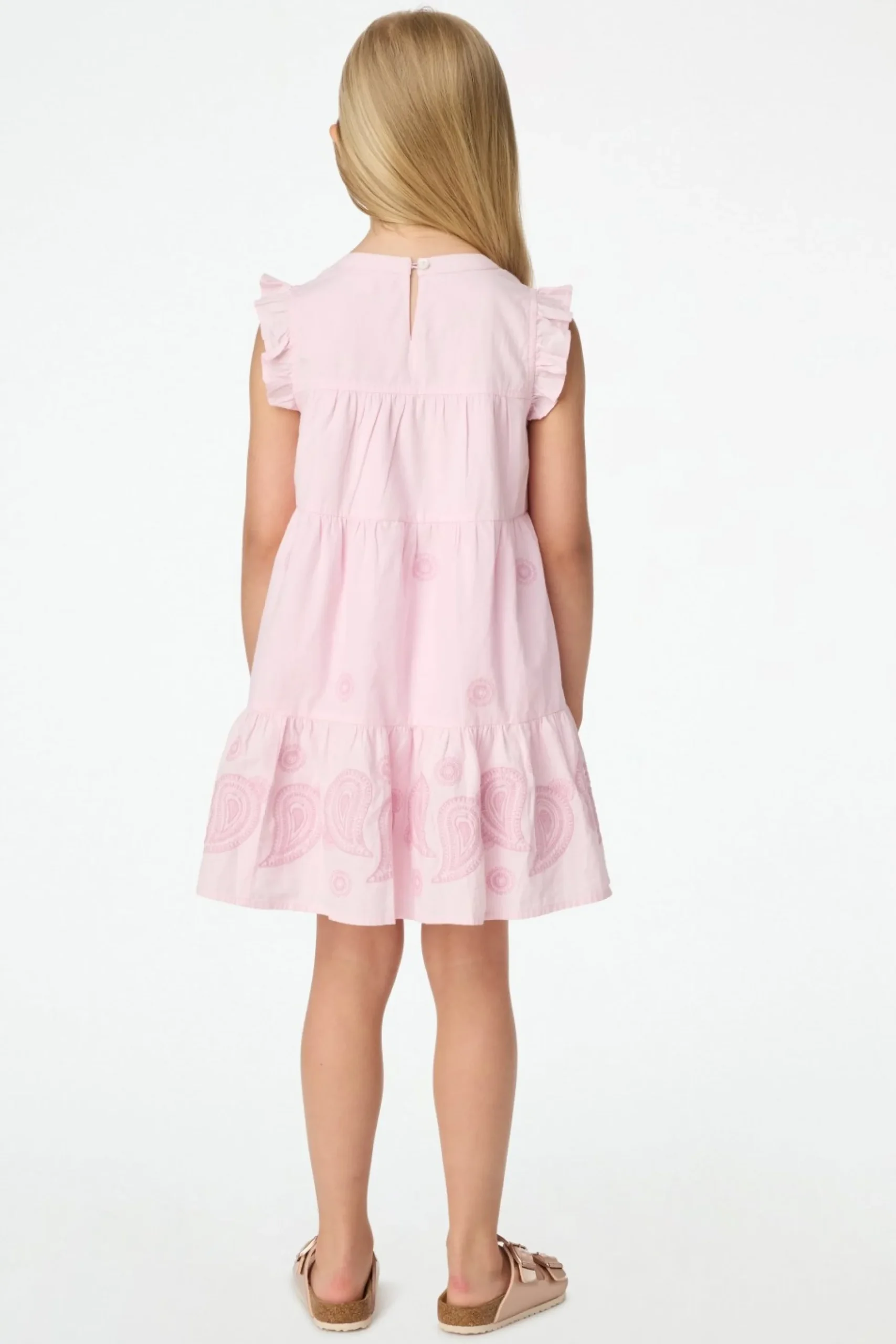 Kids Paisley Eyelet Patty Dress
