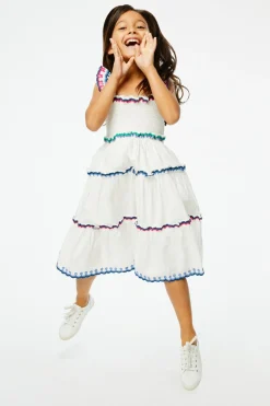 Kids Valleta Embroidered Ceri Dress
