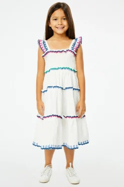 Kids Valleta Embroidered Ceri Dress