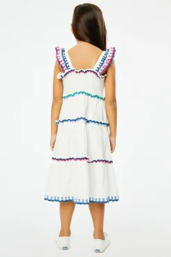 Kids Valleta Embroidered Ceri Dress