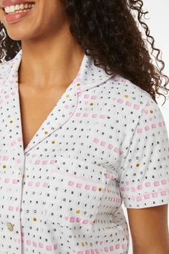 Love & Letters Polo Pajamas