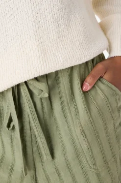 Lurex Shadow Stripe Laina Short