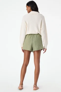 Lurex Shadow Stripe Laina Short