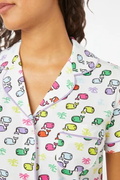 Moby Paradise Polo Pajamas