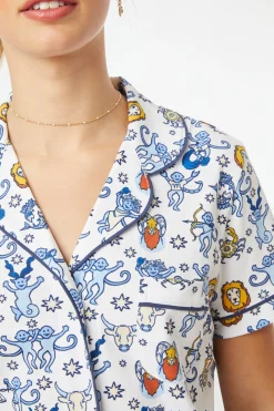 Monkey Horoscope Polo Pajamas