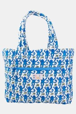 Monkey Large Quilted Tote