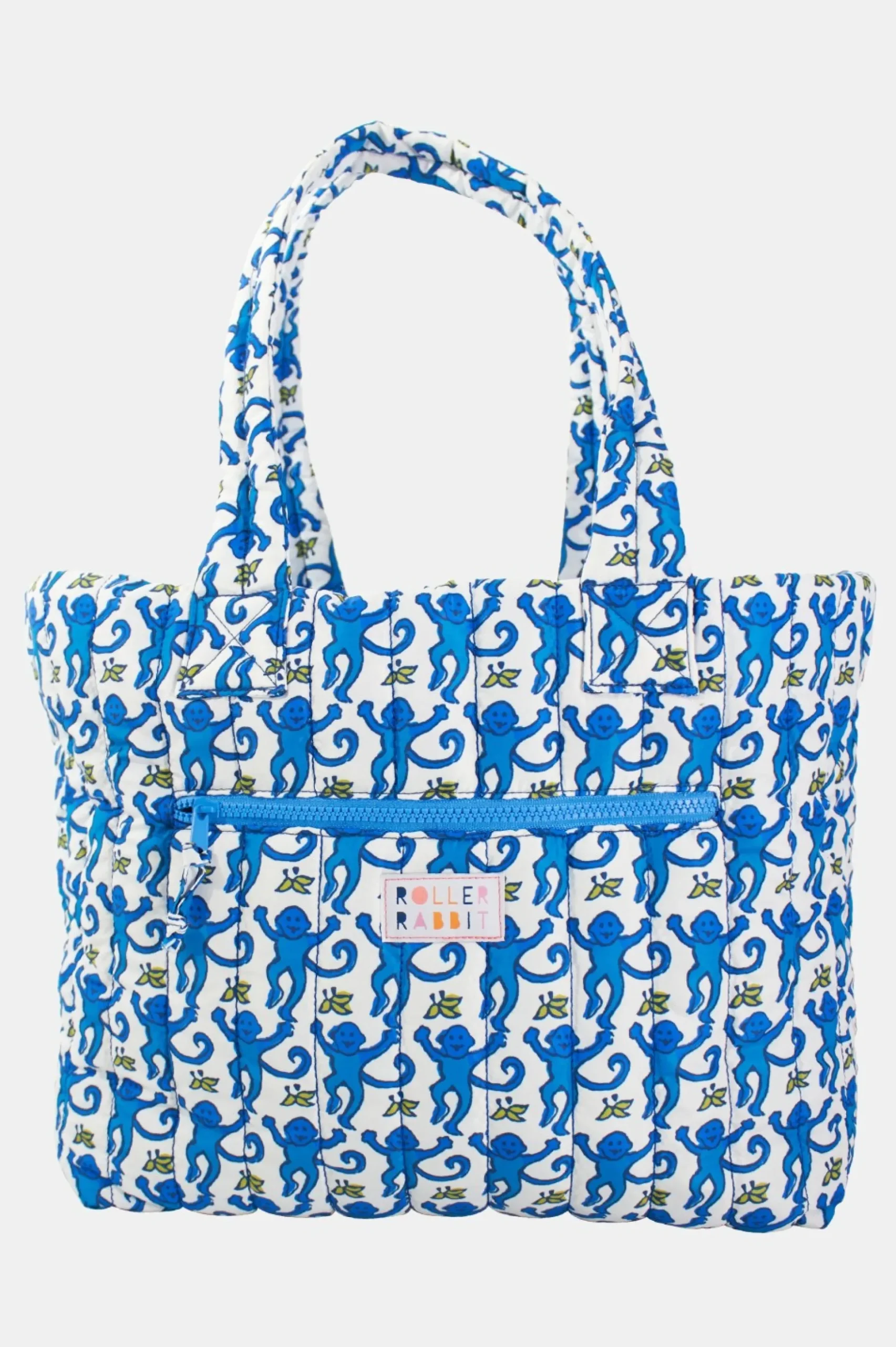 Monkey Large Quilted Tote