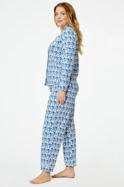 Monkey Long Sleeve Polo Pajamas