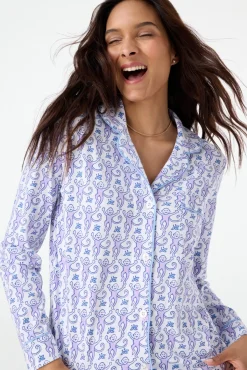Monkey Long Sleeve Polo Pajamas