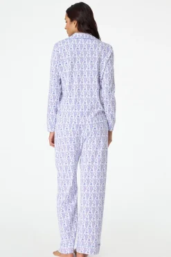 Monkey Long Sleeve Polo Pajamas