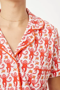 Monkey Polo Pajamas