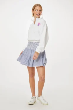 Monkey Puff Half Zip Sweatshirt