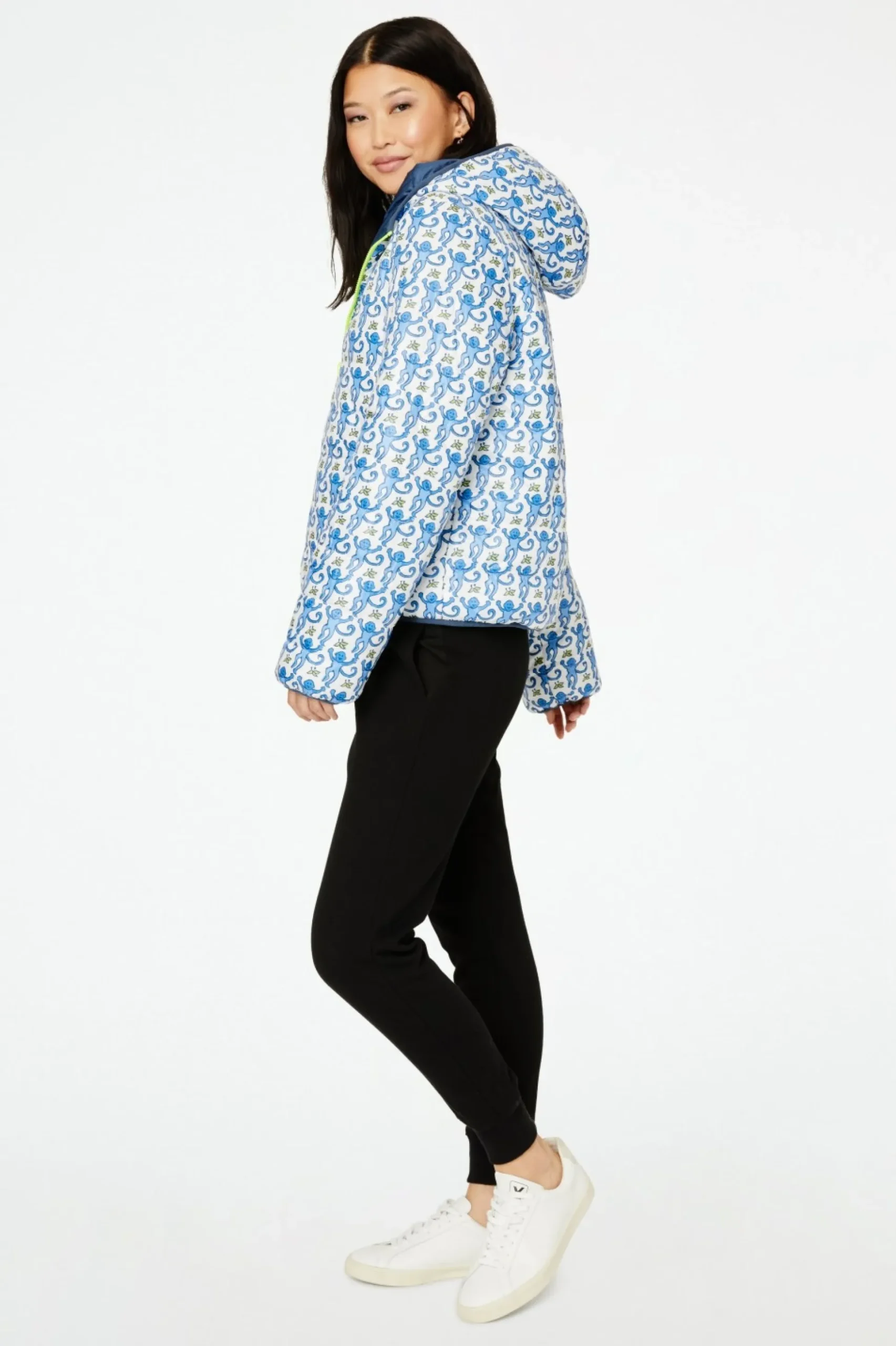 Monkey Reversible Hooded Puffer
