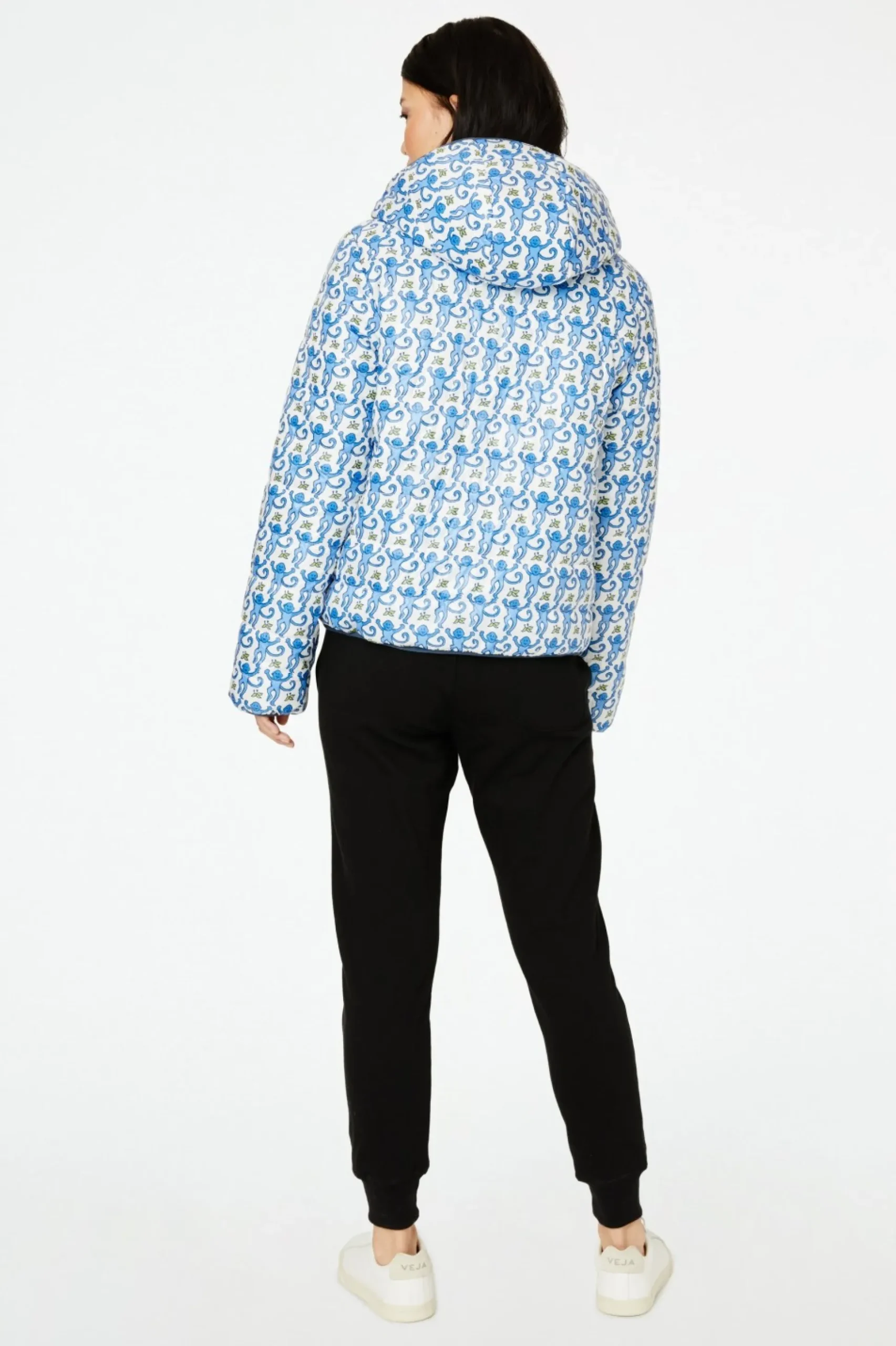 Monkey Reversible Hooded Puffer